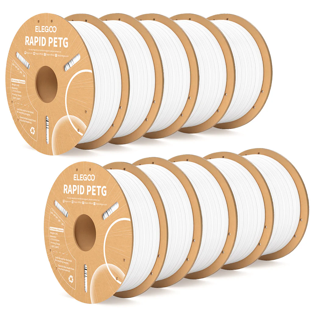 Rapid PETG Filament White 10 kg